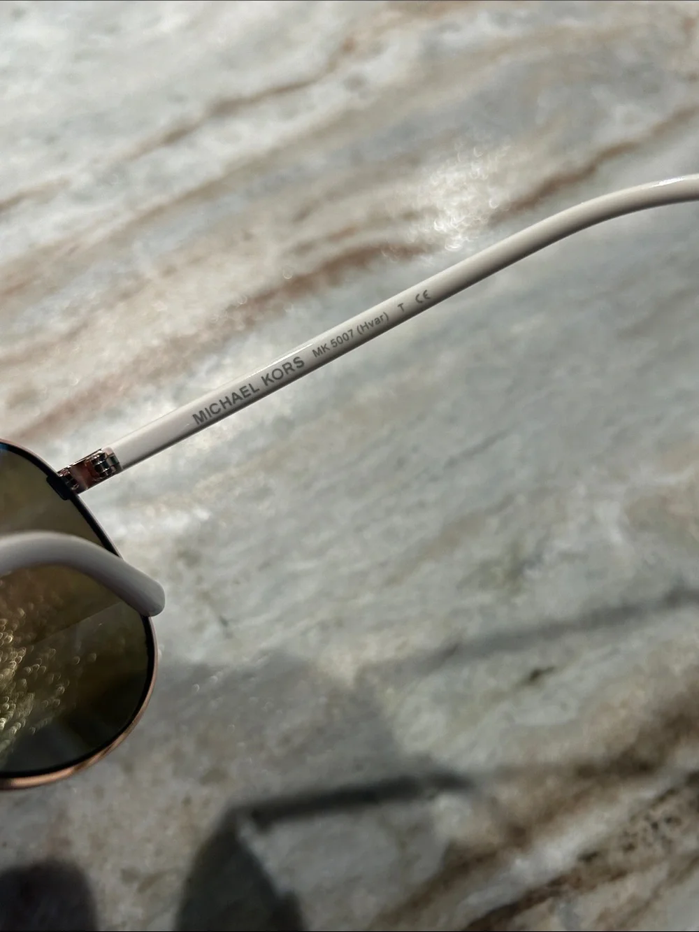MICHAEL KORS BLUE MIRROR AVIATOR SUNGLASSES MK 5007 (Hvar)